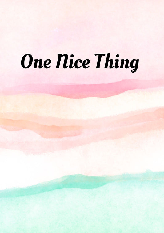 One Nice Thing
