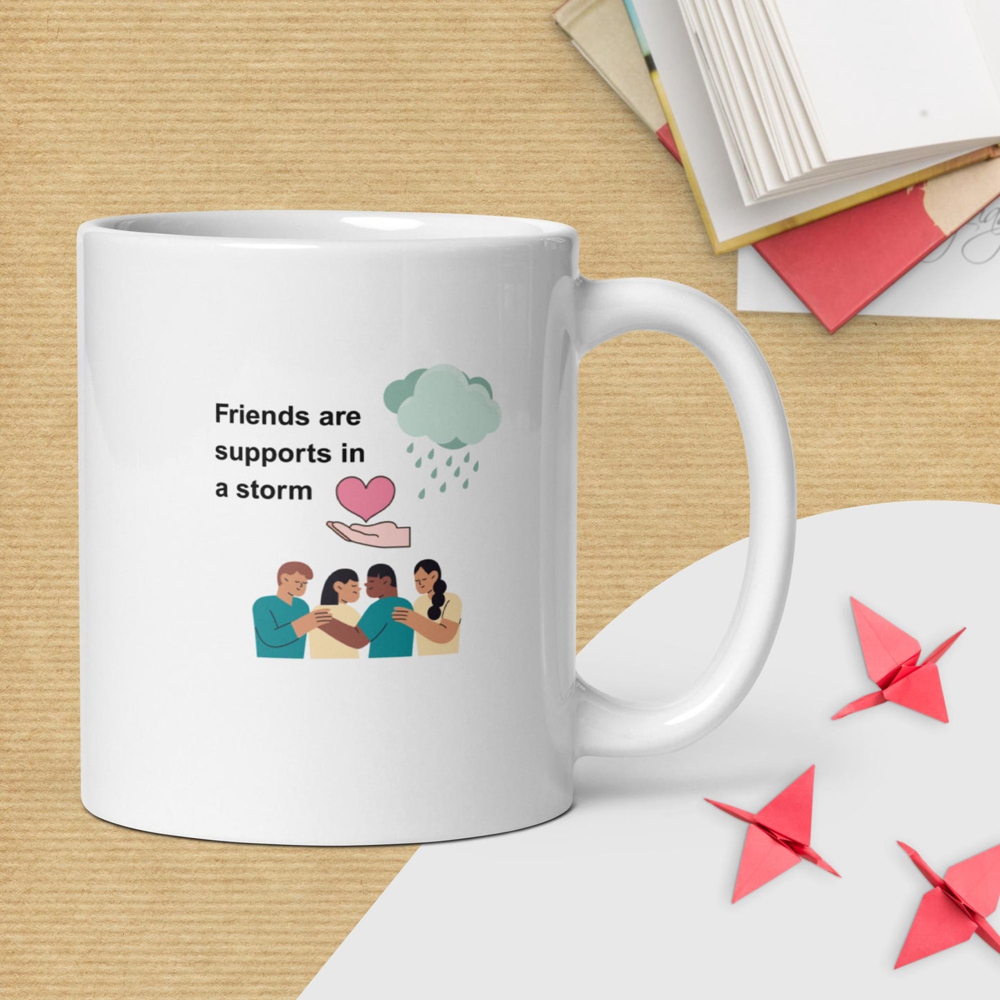 Friends are supports mug - style 1